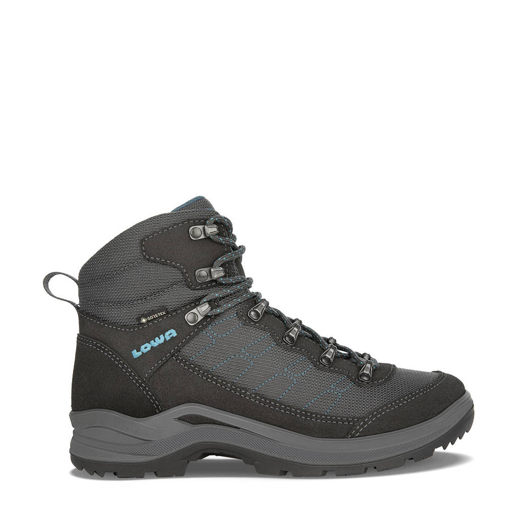 Antraciete dames Lowa Taurus Pro GTX wandelschoenen van suede met bergsluiting