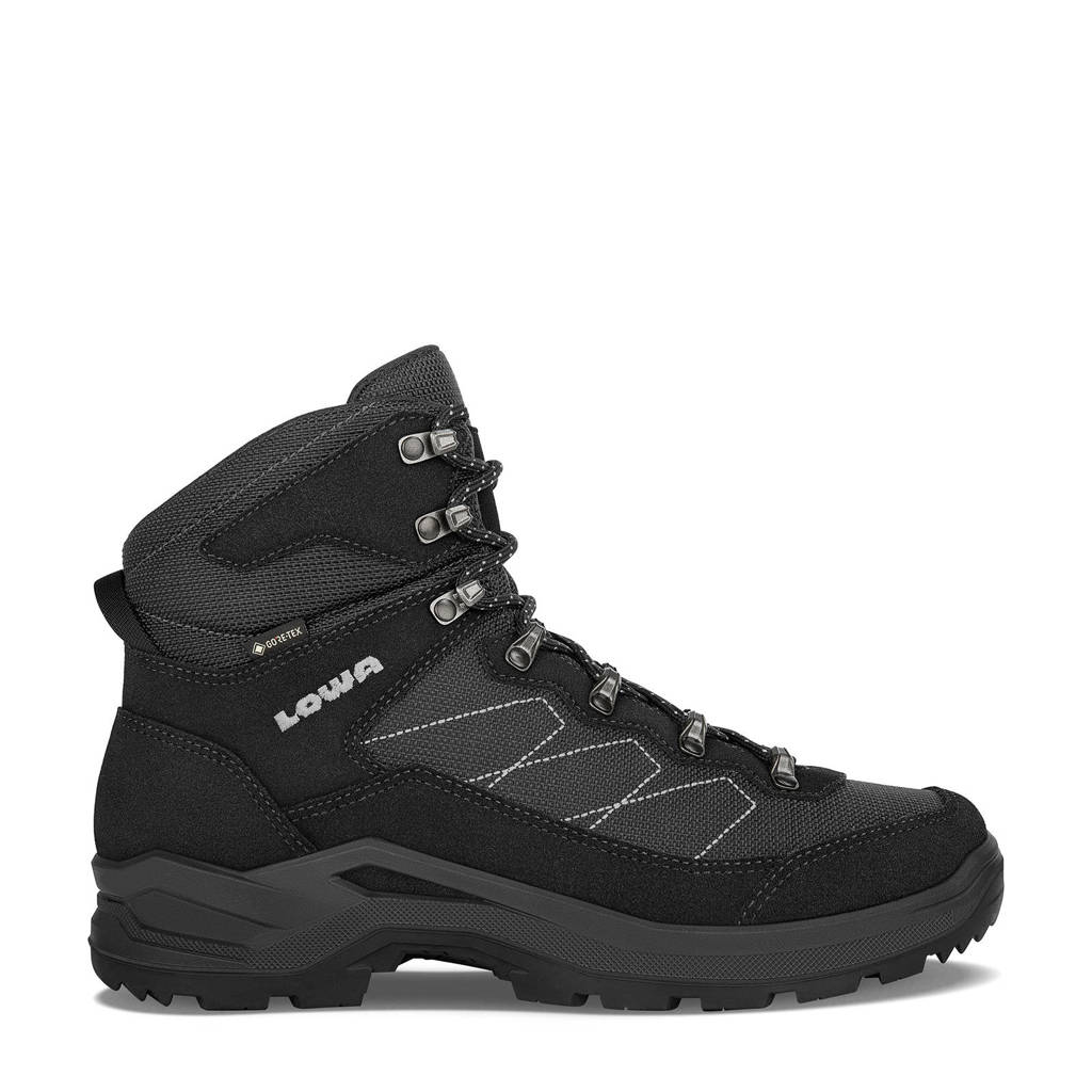 Zwarte heren Lowa Taurus Pro GTX wandelschoenen van suede met bergsluiting