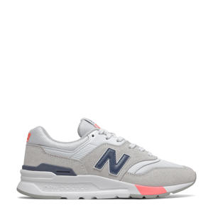 997  sneakers lichtgrijs/donkerblauw/roze