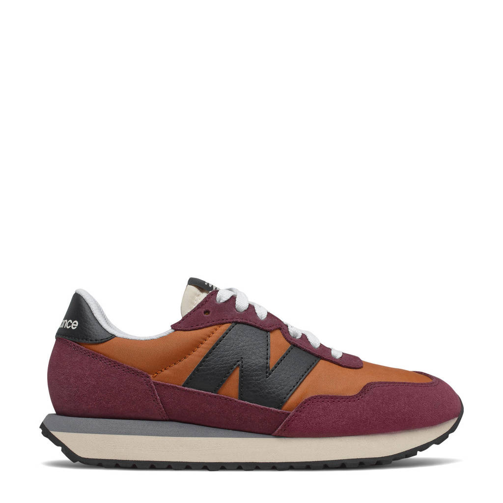 New Balance 237  sneakers oranje/zwart/aubergine