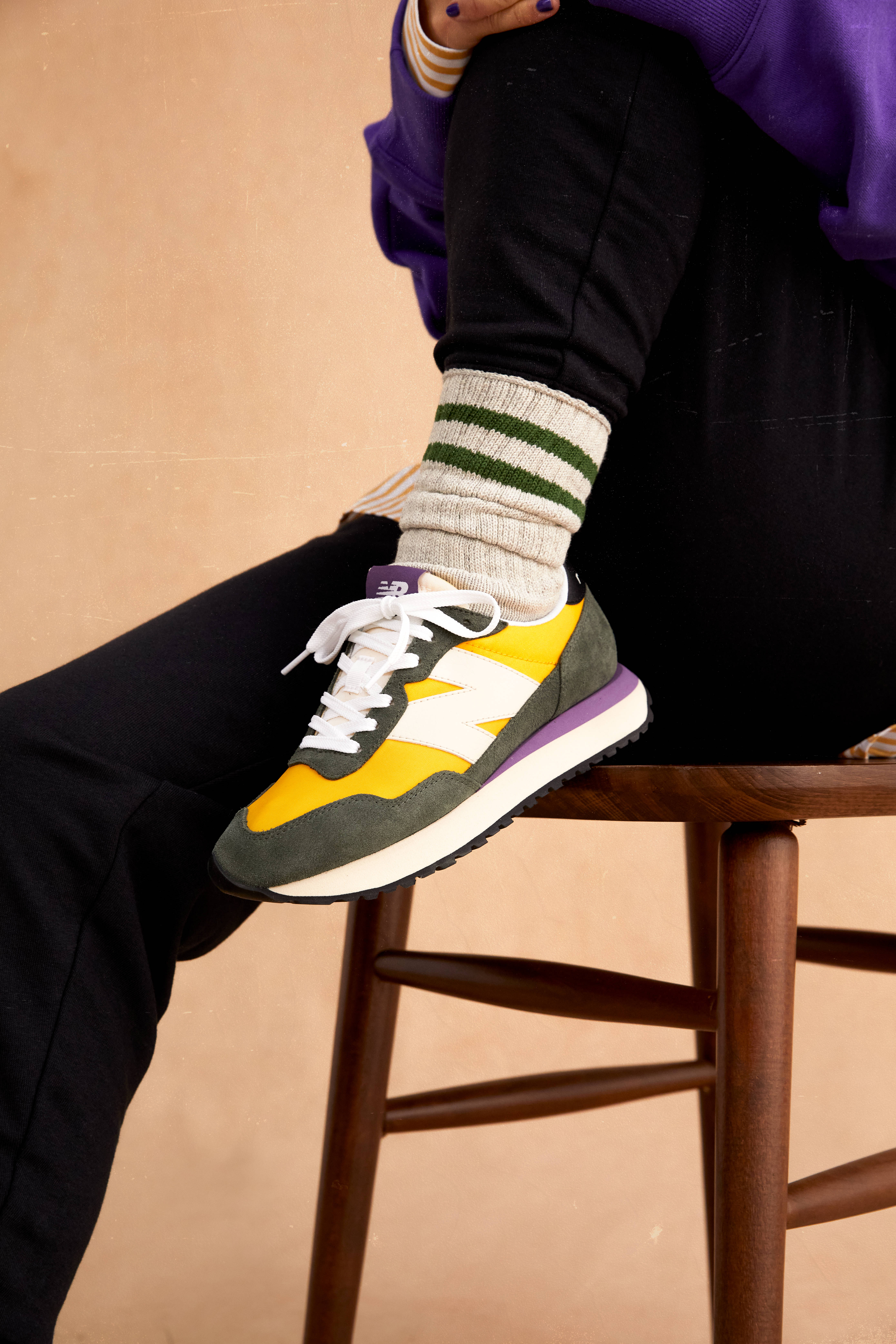 New Balance 237 sneakers geel/groen/paars | wehkamp