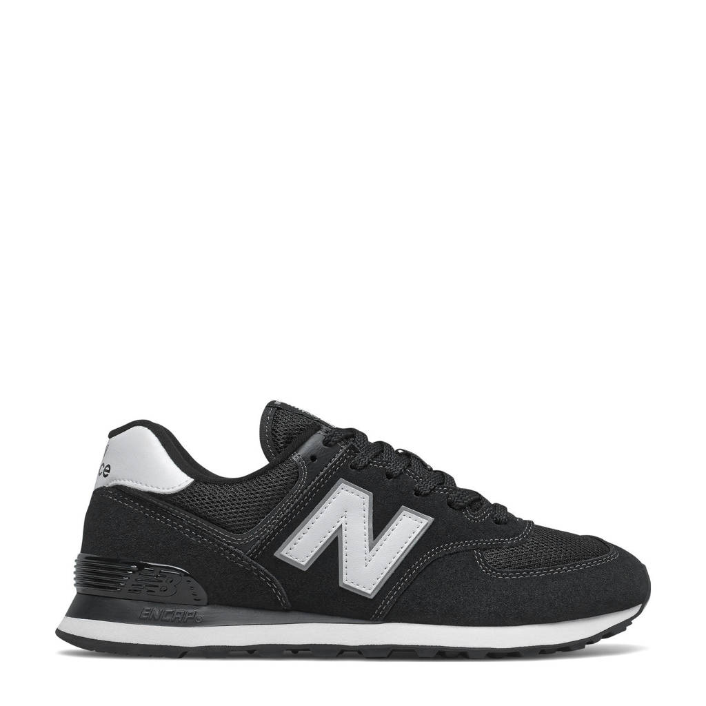 New Balance 574  sneakers zwart/wit, Zwart/wit