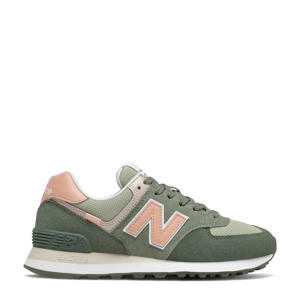 574  sneakers kaki/roze