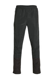thumbnail: Zwarte heren Donnay trainingsbroek van polyester met regular fit en elastische tailleband met koord