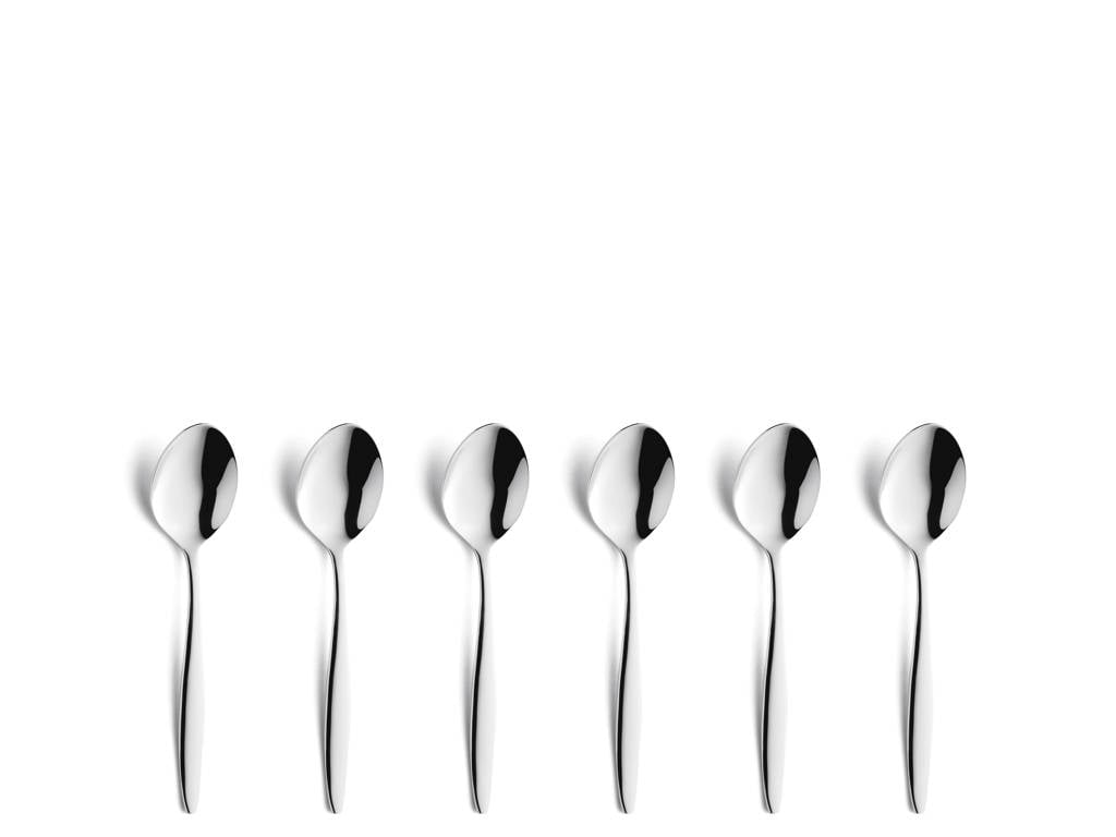 Amefa Florence theelepels (set van 6), zilver glans