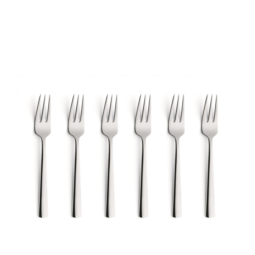 Amefa gebaksvorkjes Moderno (set van 6)