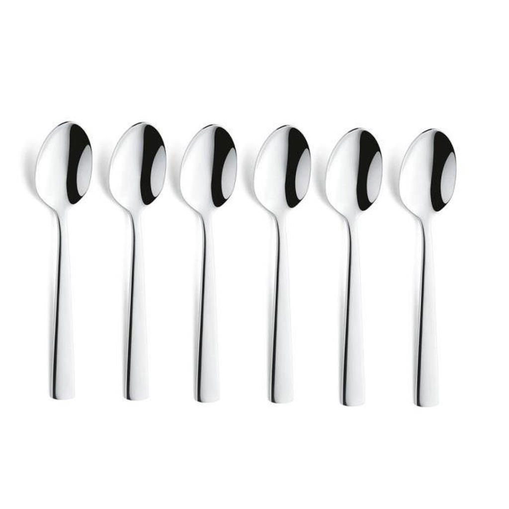 Amefa koffielepels Moderno (set van 6)