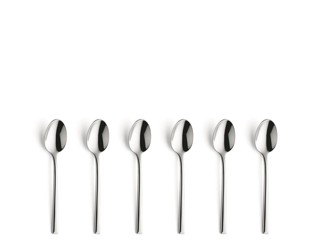 Amefa Metropole theelepels (set van 6), zilver glans