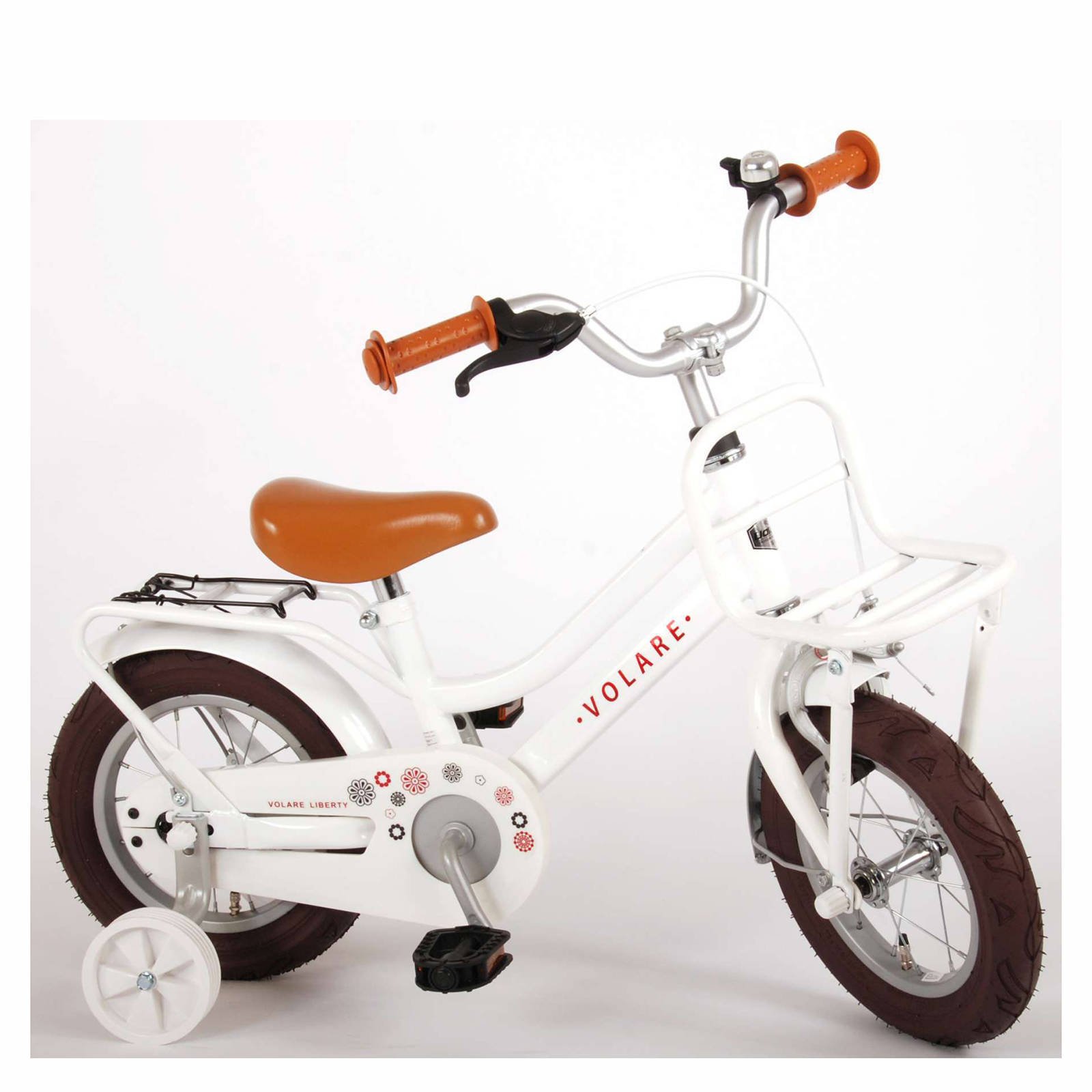 Volare Liberty Meisjesfiets 12 Inch Meisjes Terugtraprem Wit online kopen