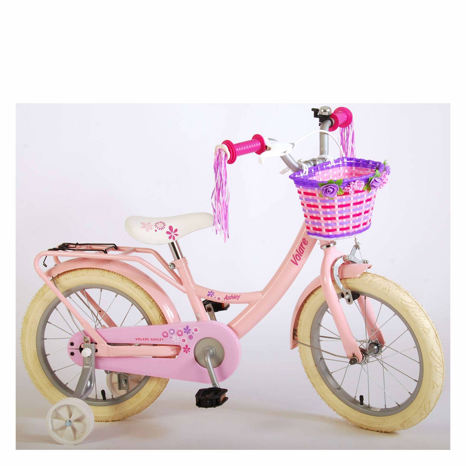 Volare Meisjesfiets Ashley 16 Inch 25, 4 Cm Meisjes Terugtraprem Roze online kopen