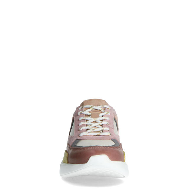 havik Opstand thema Mrs Keizer by Manfield leren chunky sneakers roze/multi | wehkamp