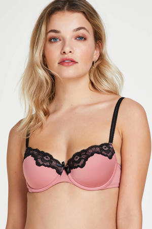 voorgevormde beugelbh Secret Lace roze