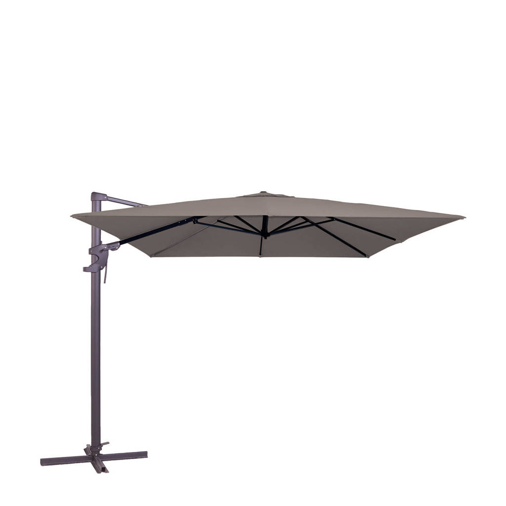 Madison parasol Monaco Flex ll (300x300 cm), Taupe
