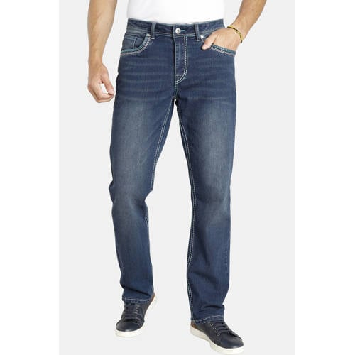 Jan Vanderstorm loose fit jeans MORTEN Plus Size blauw afbeelding