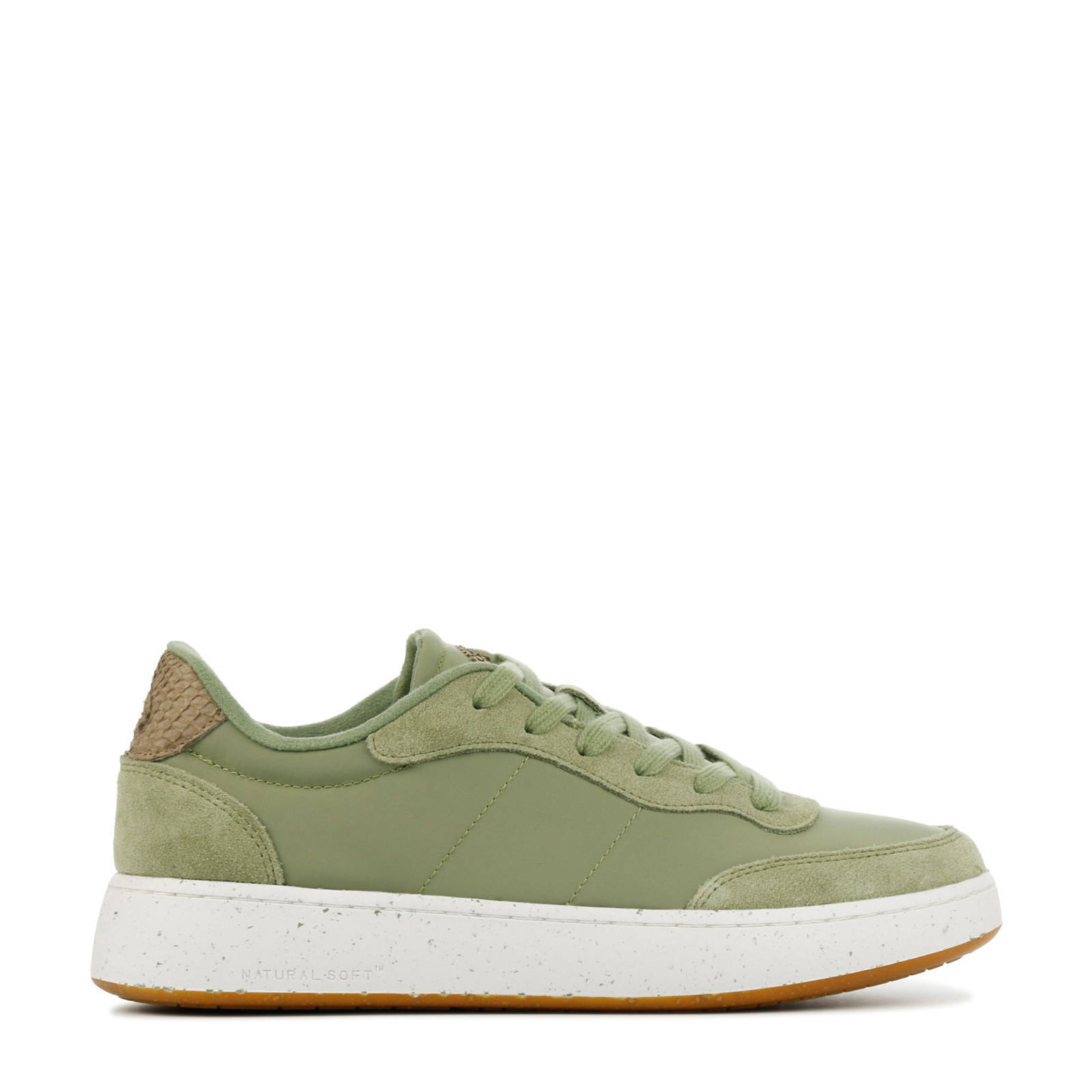 Woden May sneakers groen | wehkamp