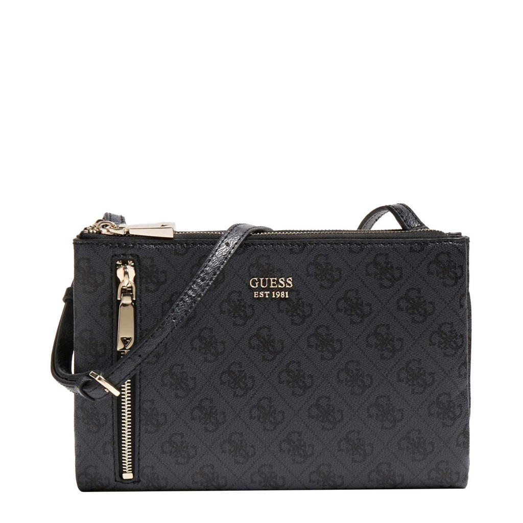GUESS crossbody tas Naya antraciet wehkamp
