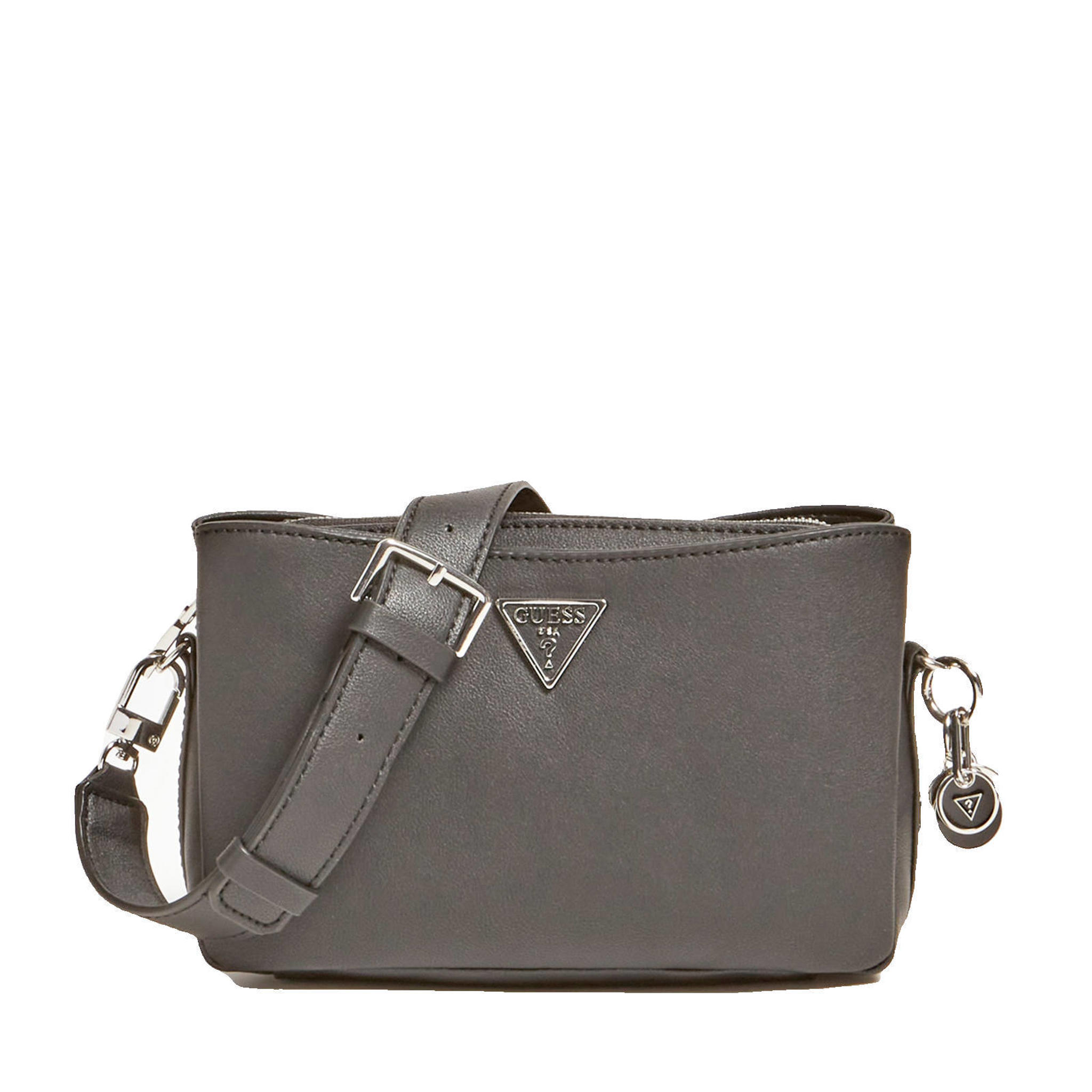 GUESS crossbody tas Ambrose zwart wehkamp
