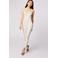 Morgan cropped slim fit broek ecru