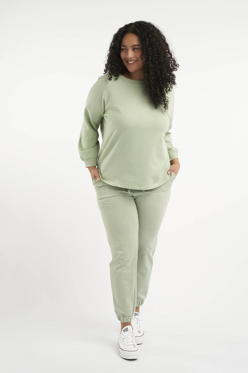 MS Mode sweater mintgroen