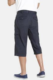 thumbnail: Jan Vanderstorm loose fit cargo short JERE Plus Size donkerblauw