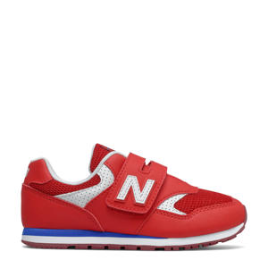 393 sneakers rood/wit/blauw