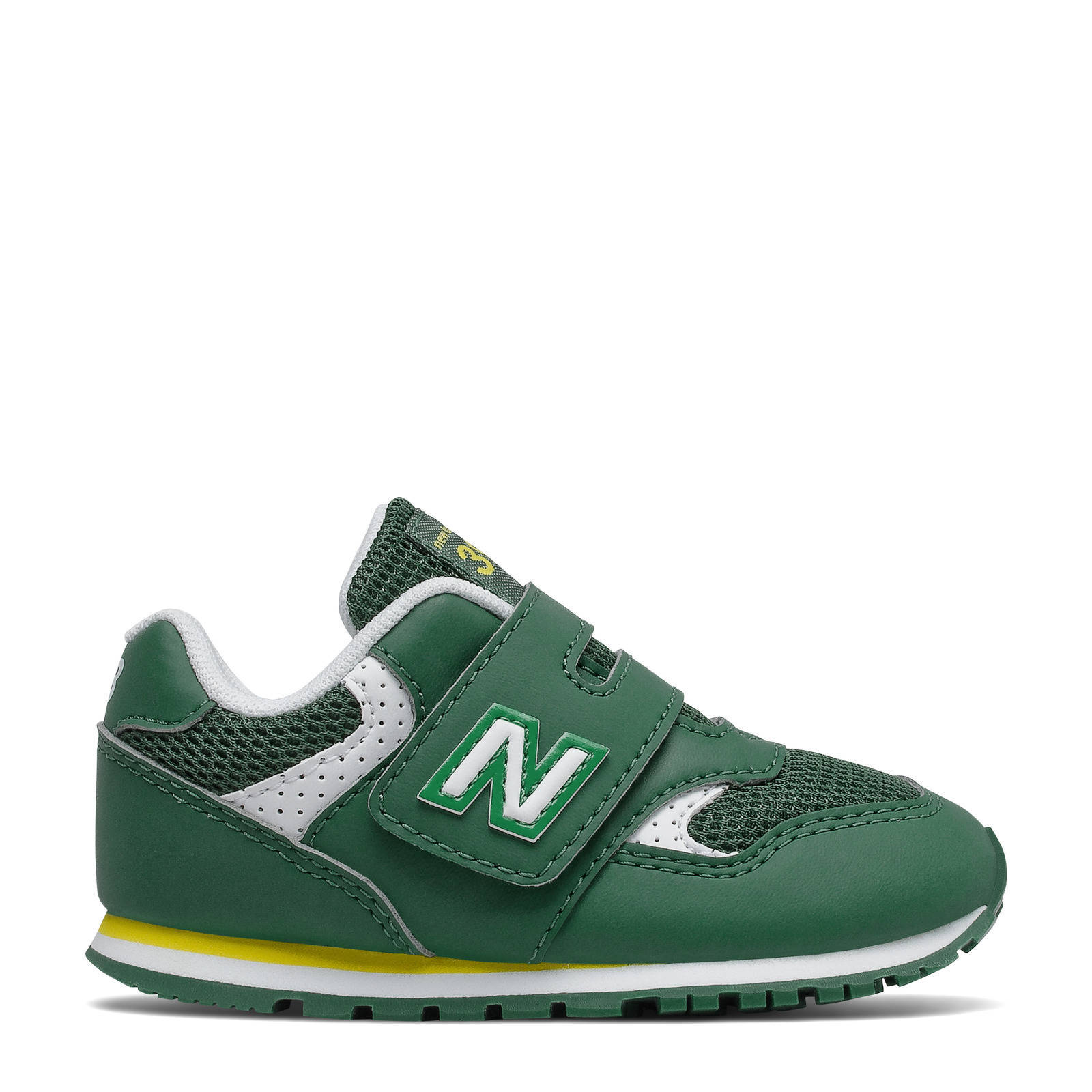 New Balance 393 sneakers groen/geel/wit | wehkamp