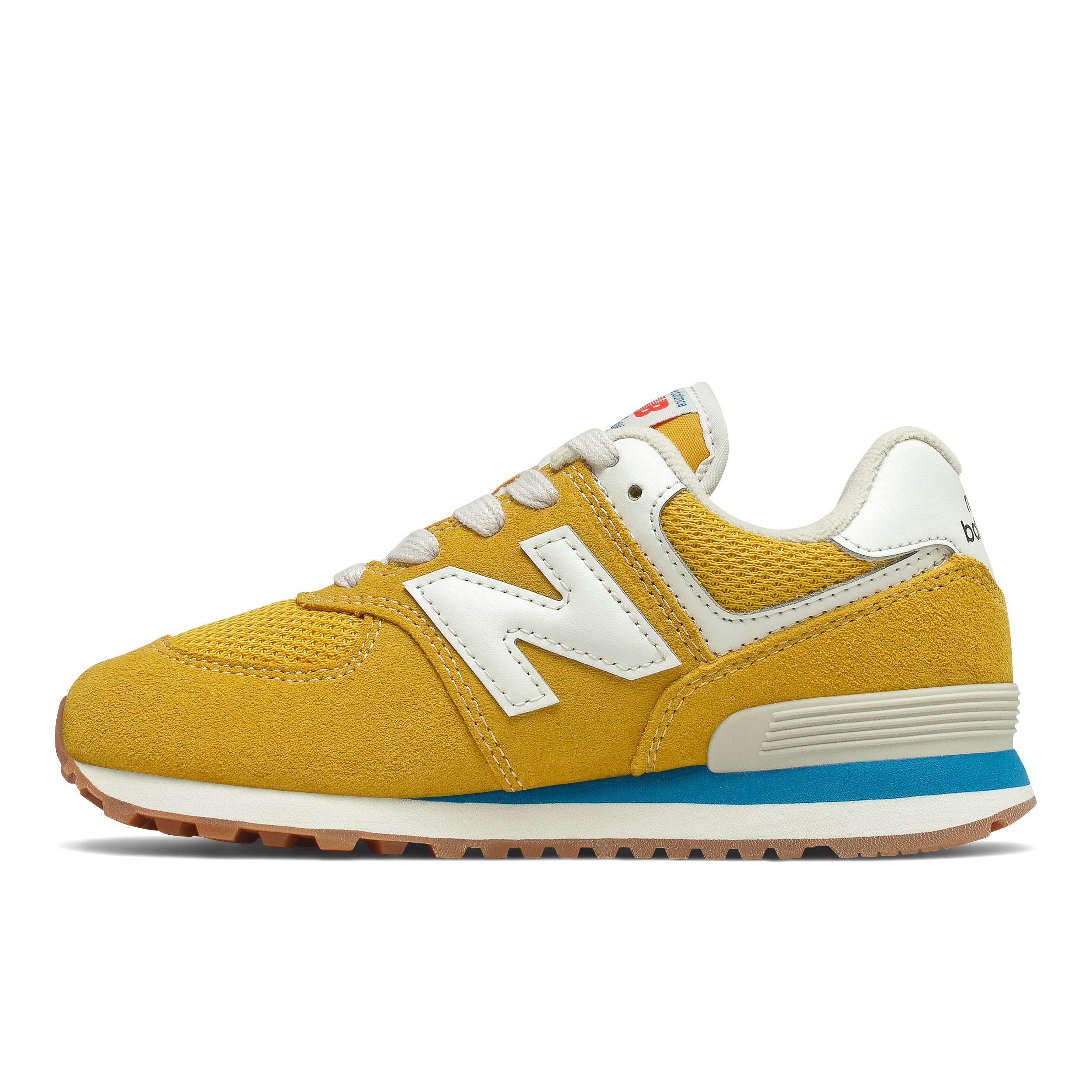 New Balance 574 Heritage Pack Heren Marine / Geel Sneakers