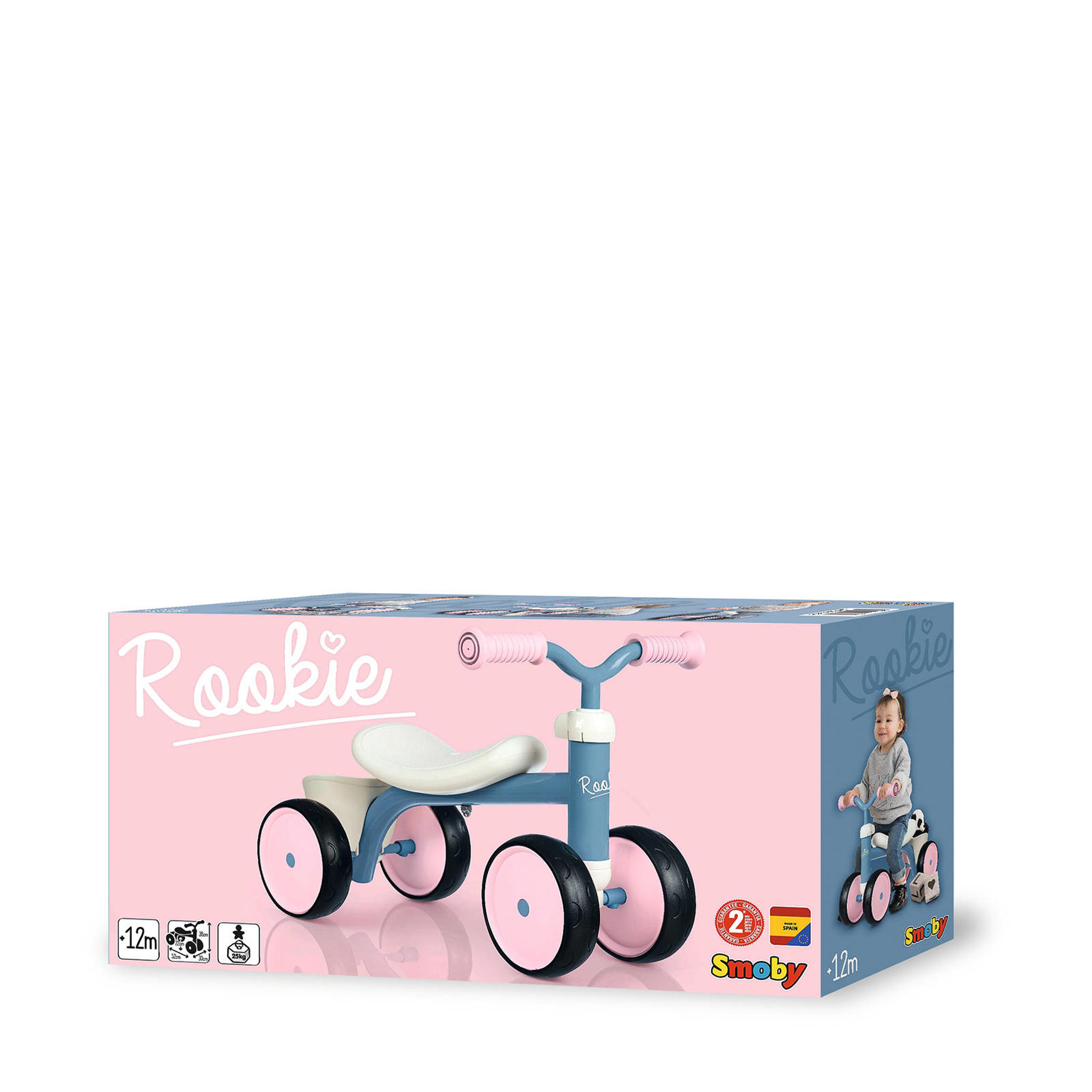 Smoby loopauto ROOKIE Roze kopen? | Morgen in huis