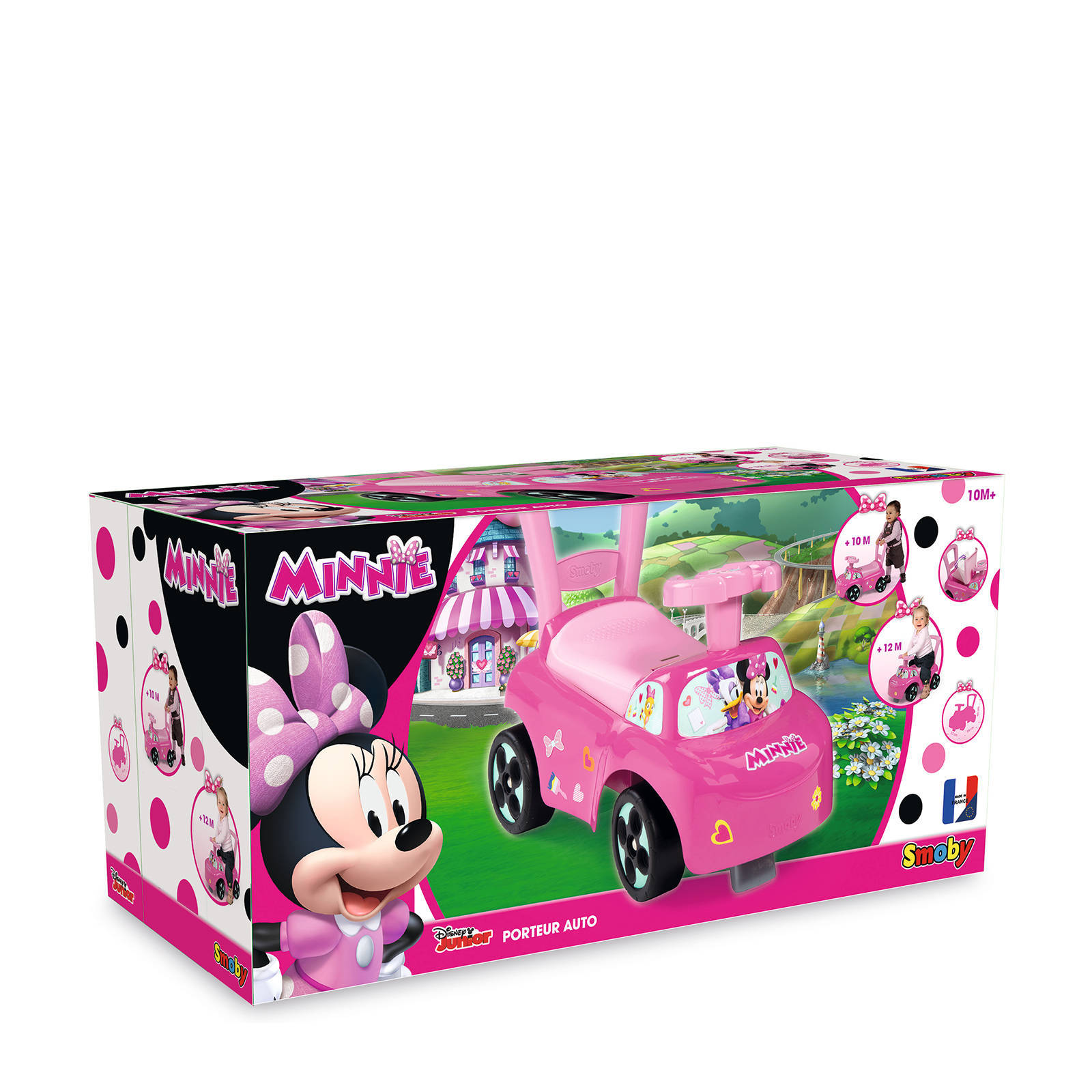Smoby Loopauto 3 in 1 Minnie roze online kopen