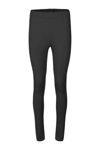 Zwarte dames Didi basis legging van viscose met skinny fit, regular waist en elastische tailleband