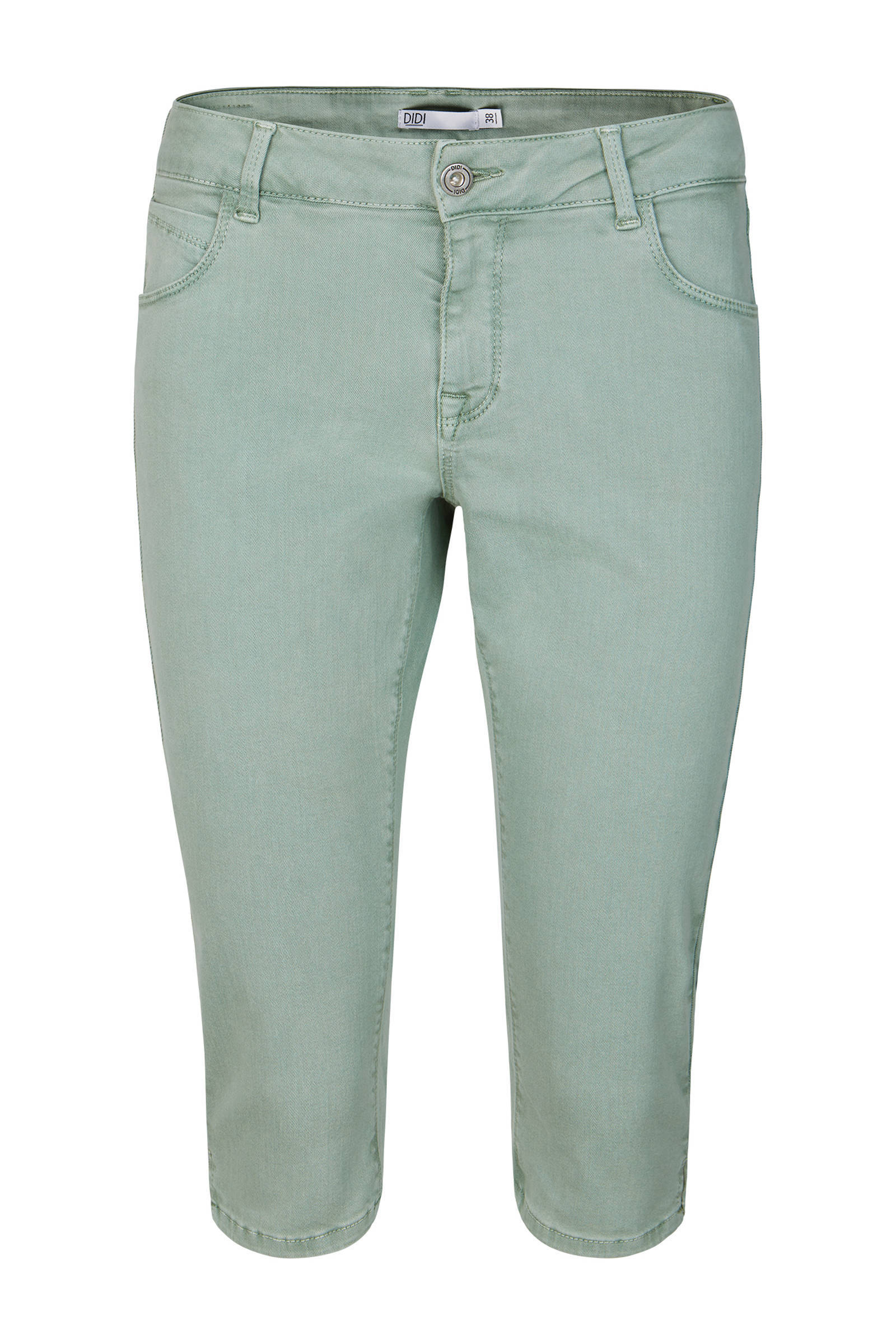 Didi skinny capri mintgroen | wehkamp