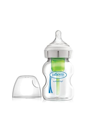 Options + brede halsfles glas 150 ml