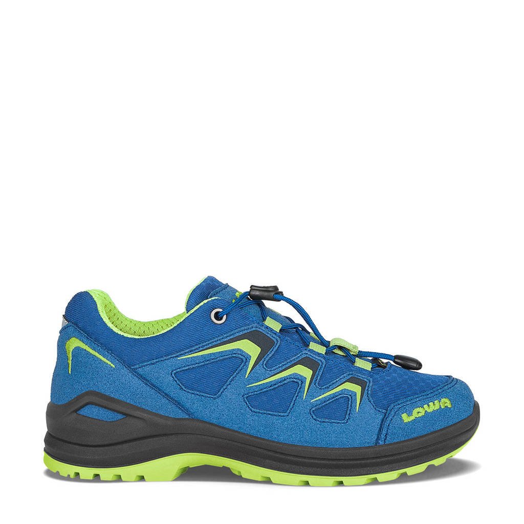 Lowa Innox Evo wandelschoenen kobaltblauw/lime kids, Blue-Lime