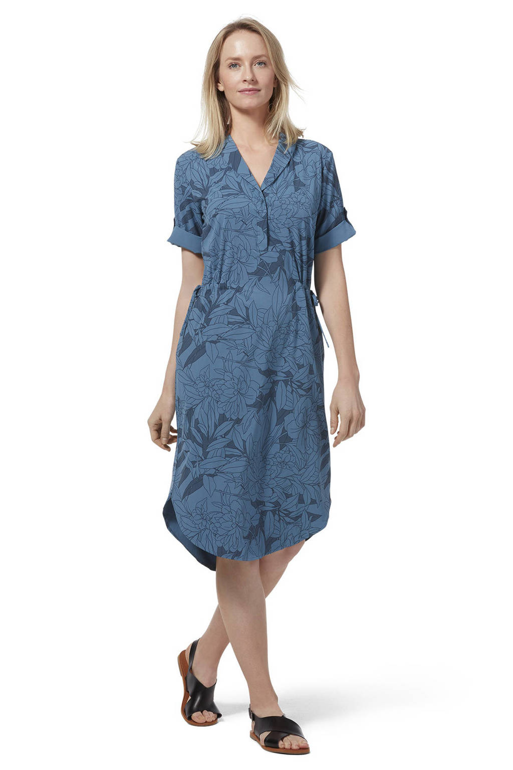 Jane Austen Sociale wetenschappen liberaal Royal Robbins outdoor jurk Spotless Traveler blauw | wehkamp