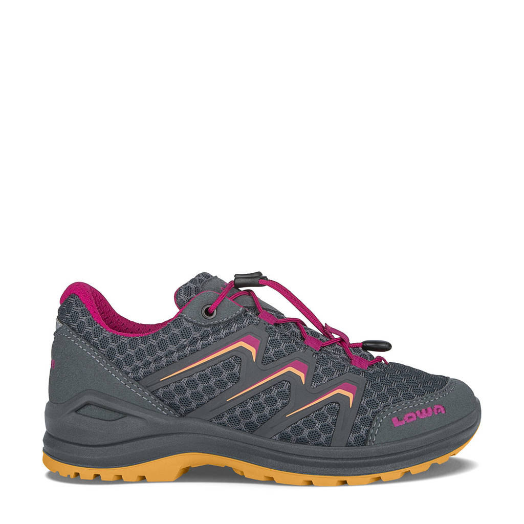 Lowa Maddox Lo wandelschoenen grijs/oranje kids, Grey-Mandarin