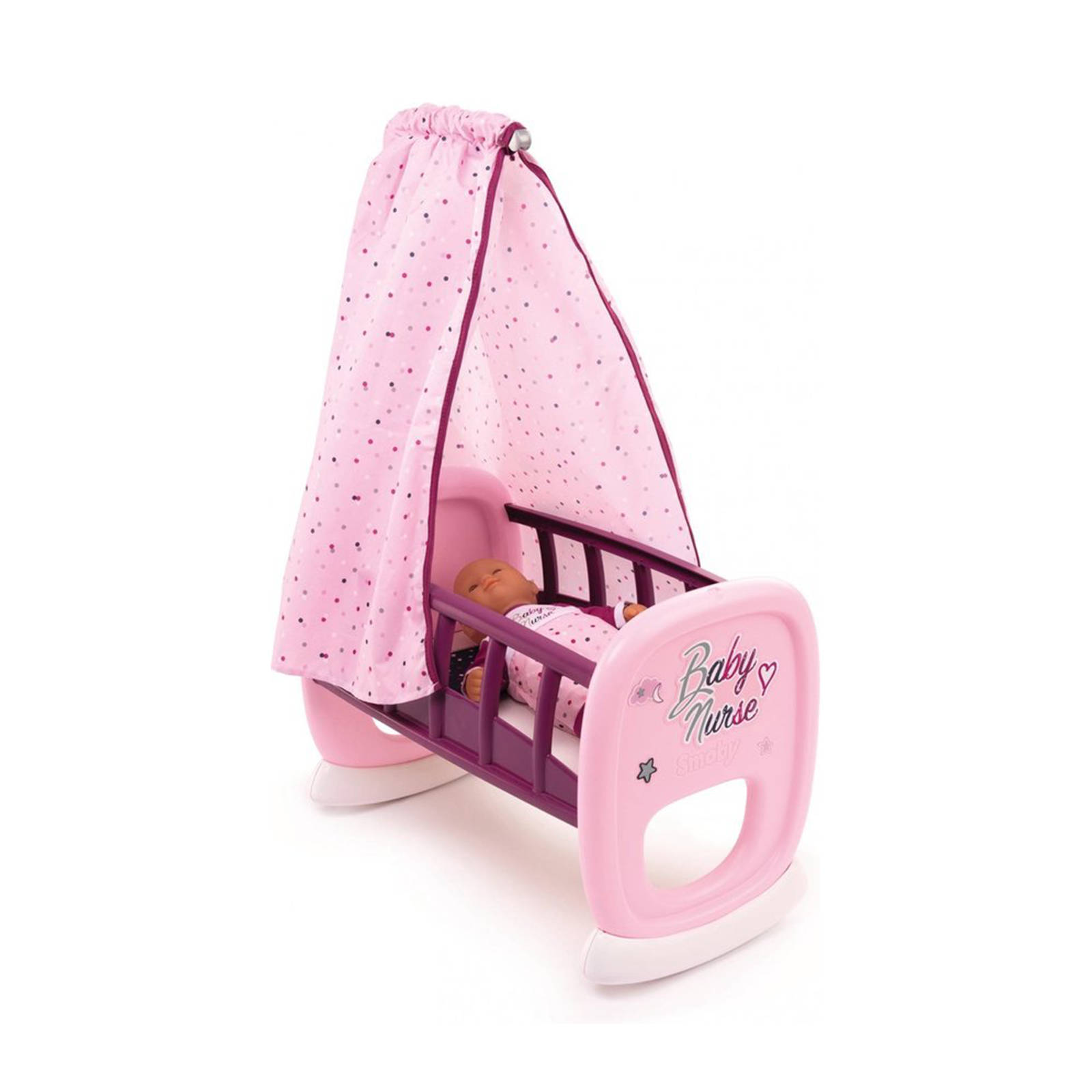 Merkloos Smoby Babyverpleegster Bercelonnette Bed Voor Poupon online kopen