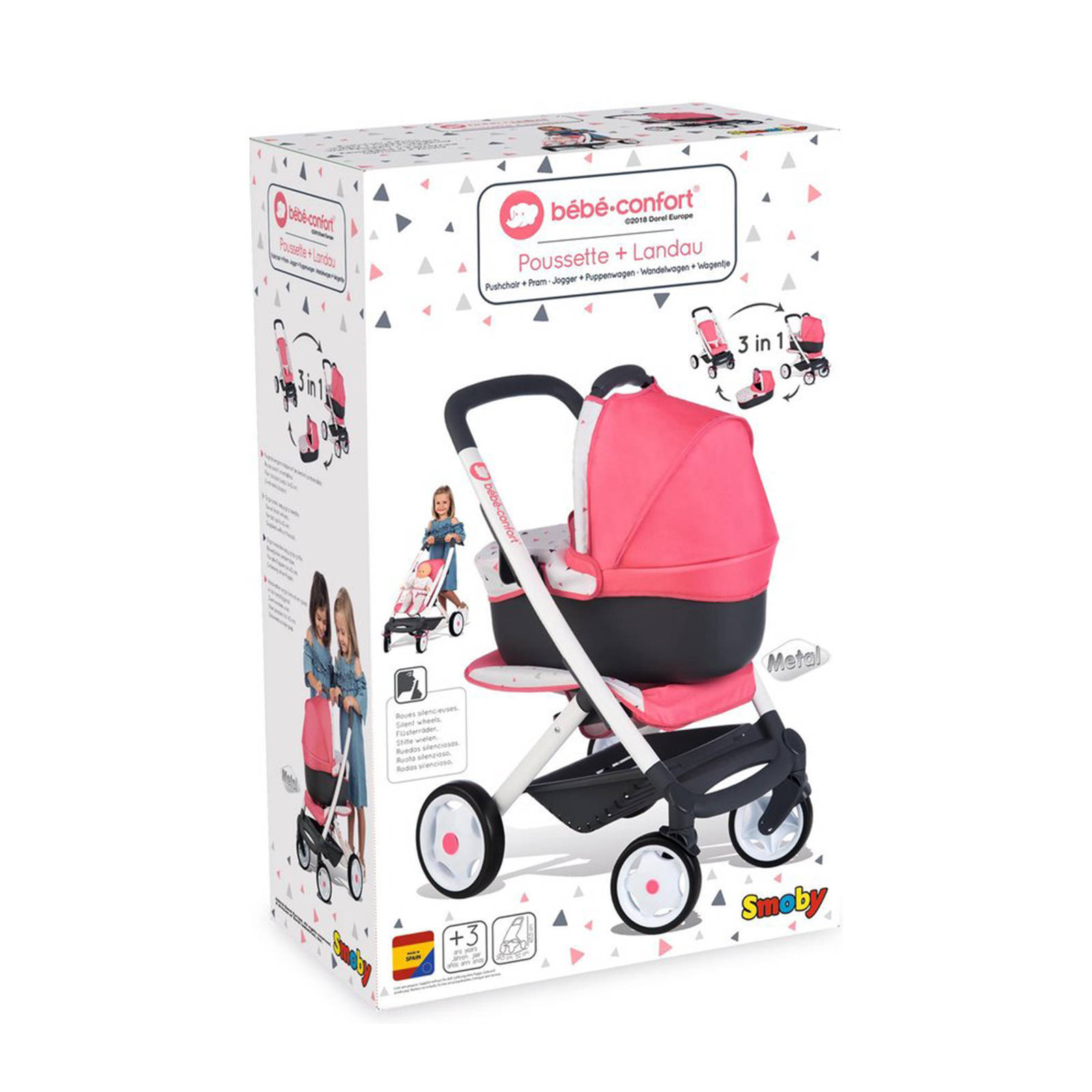 Smoby Quinny 3-in-1 Poppenwagen | wehkamp