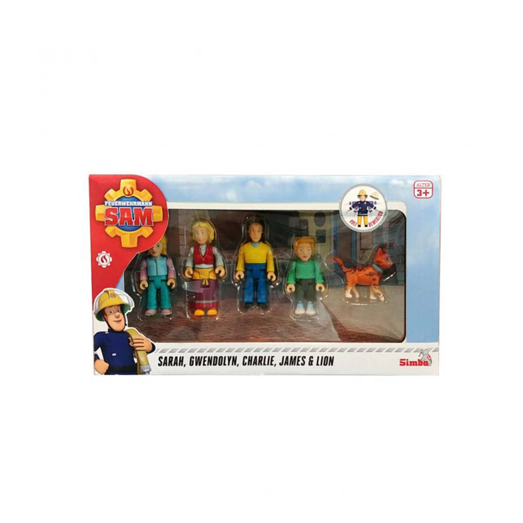 Simba Brandweerman Sam Jones set familie figuren