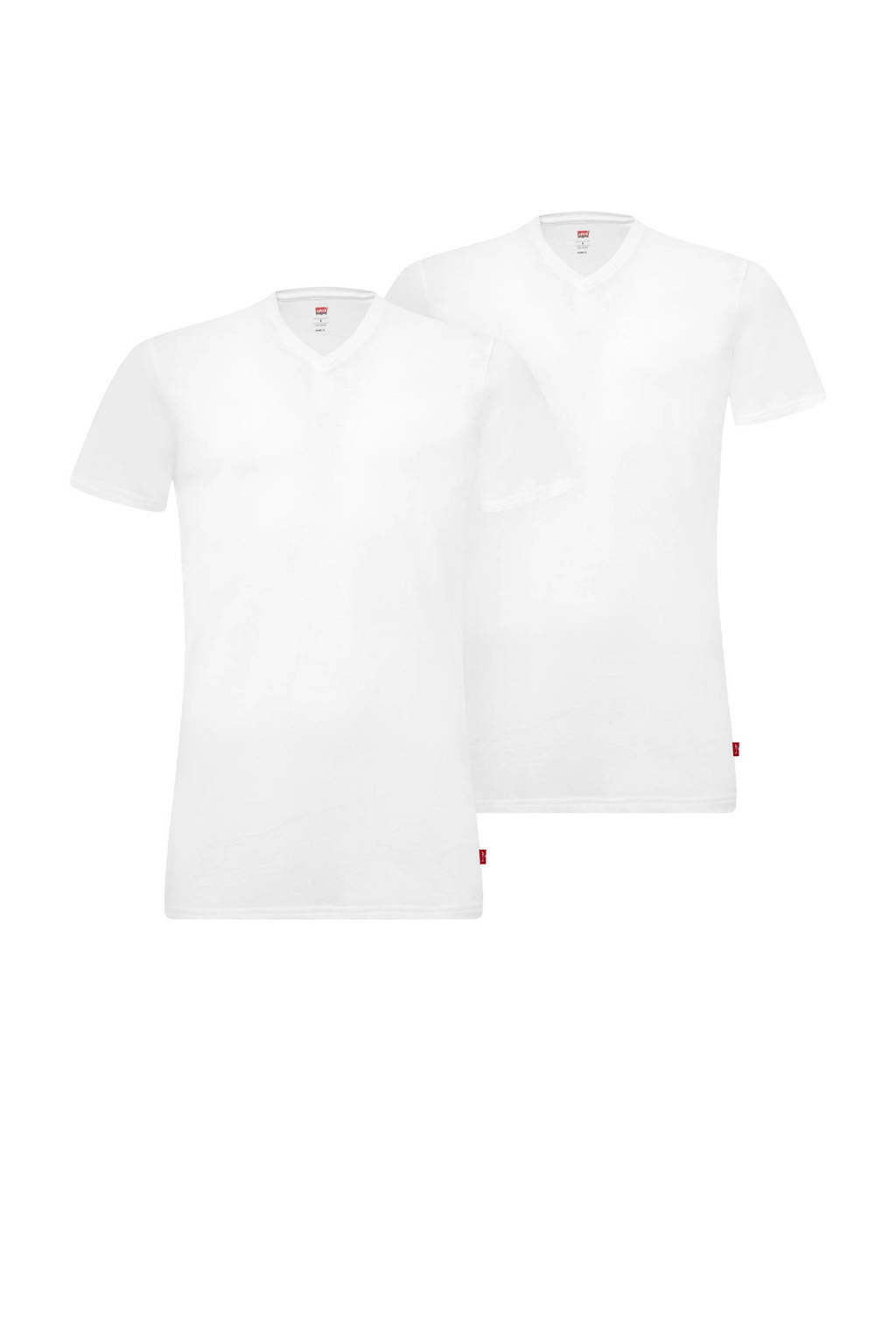 Levi's ondershirt (set van 2) wit