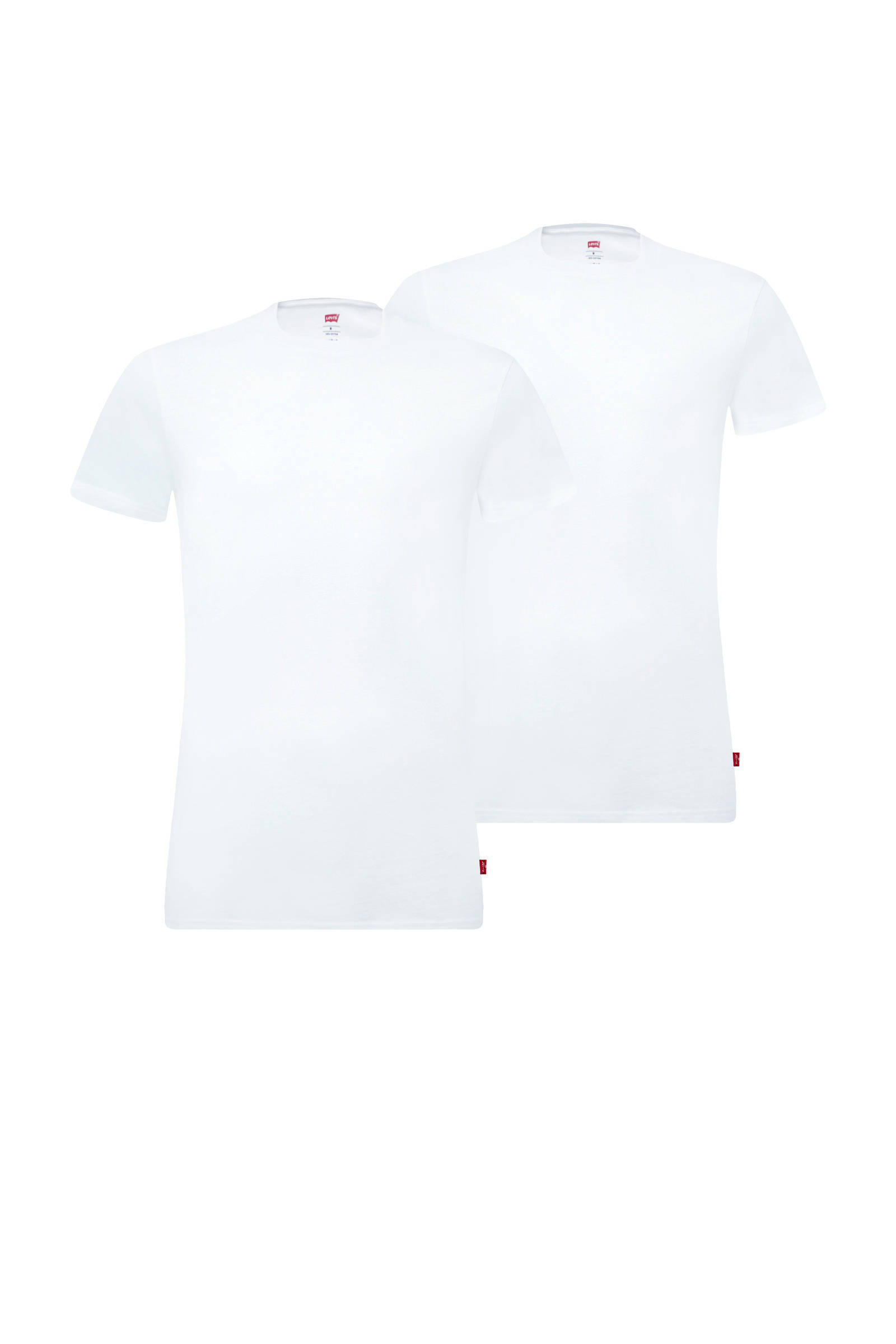 Levi's T-shirt met ronde hals in 2-pack online kopen