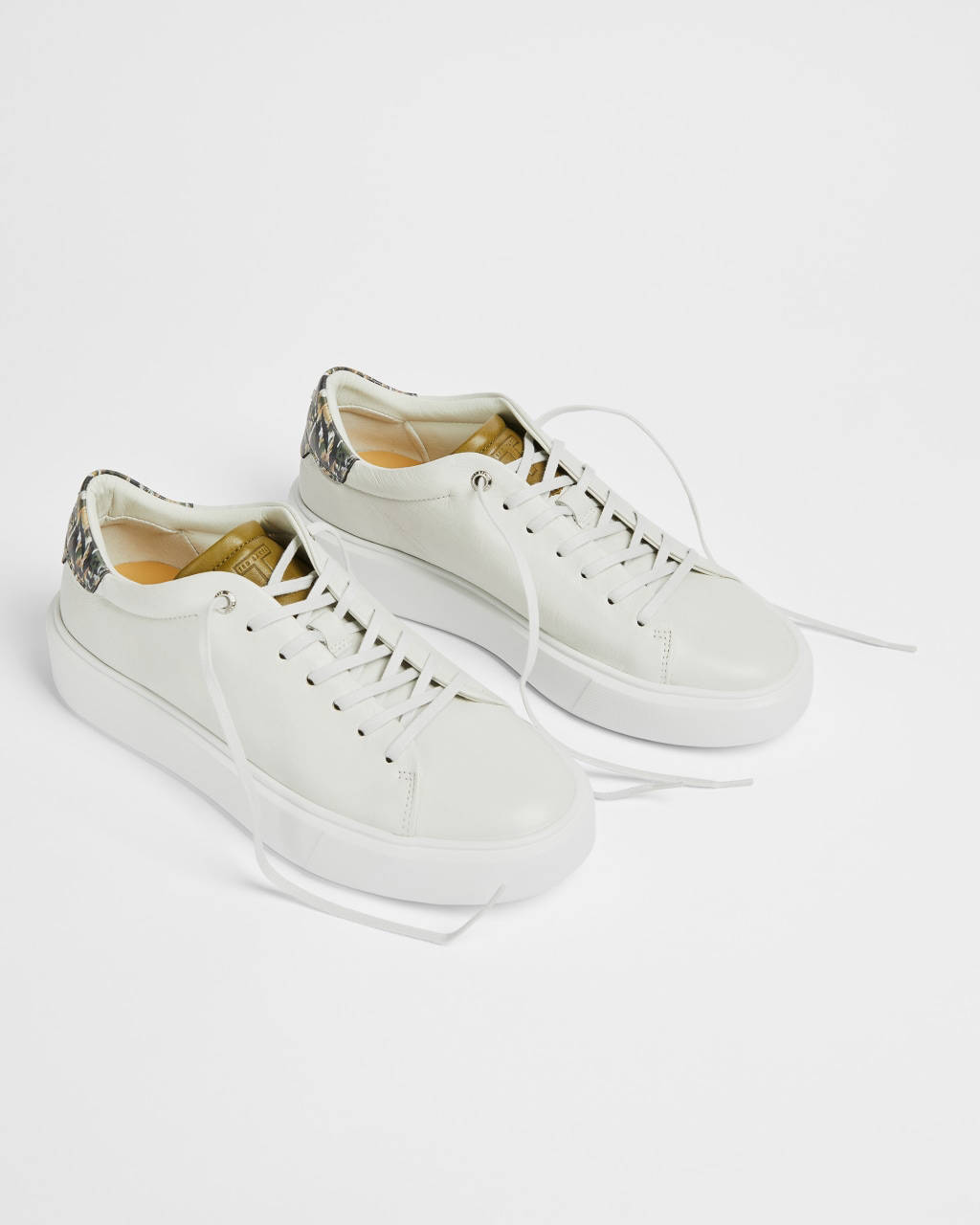 Ted Baker Piixin leren sneakers wit | wehkamp
