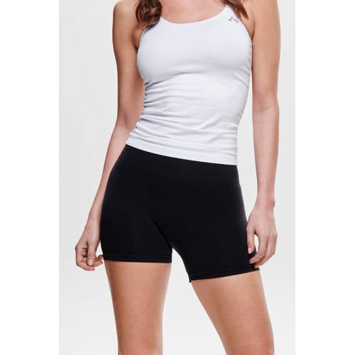 ONLY naadloze short ONLVICKY zwart afbeelding