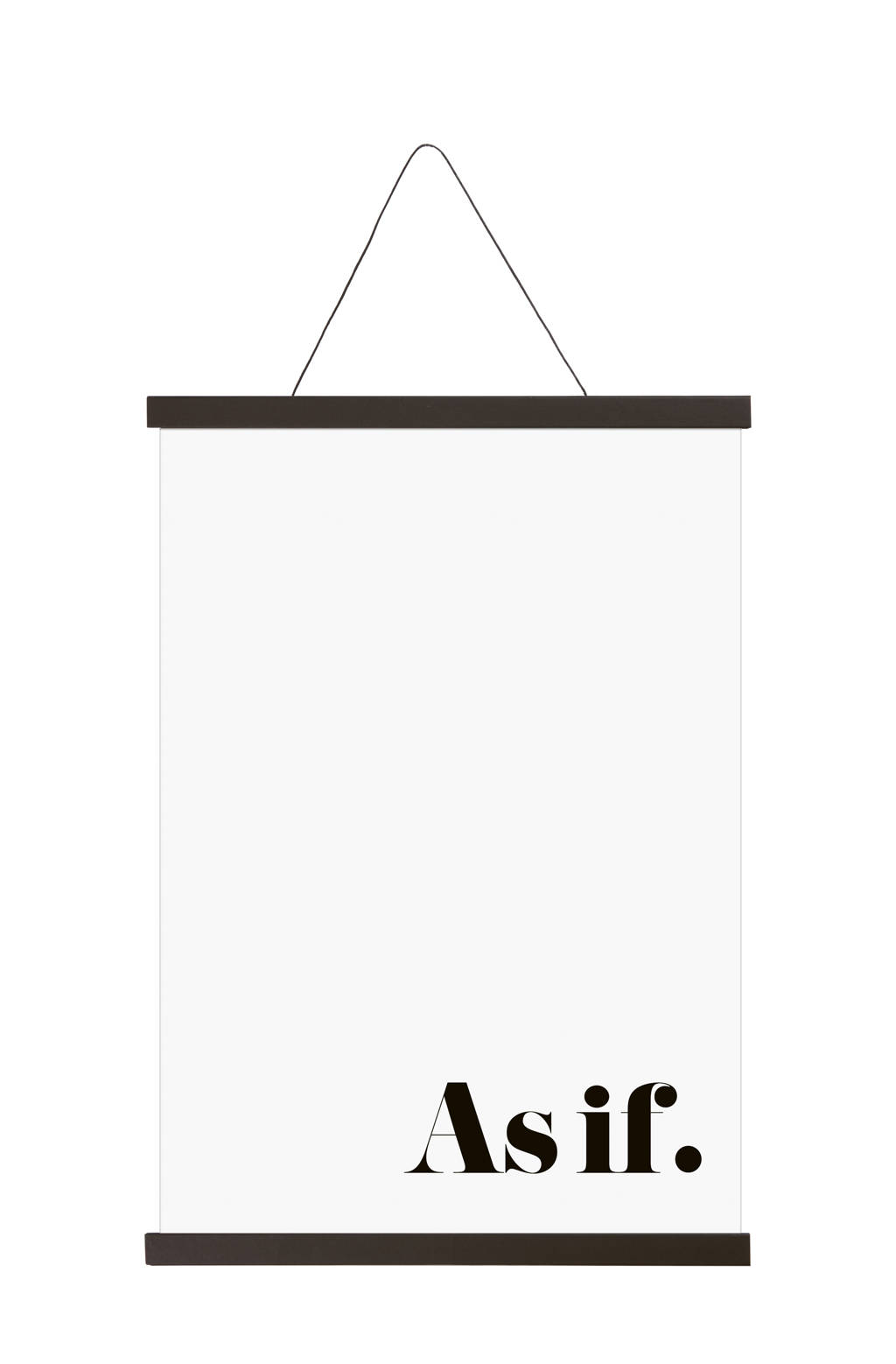 vtwonen poster hanger Basic (22 cm), Zwart