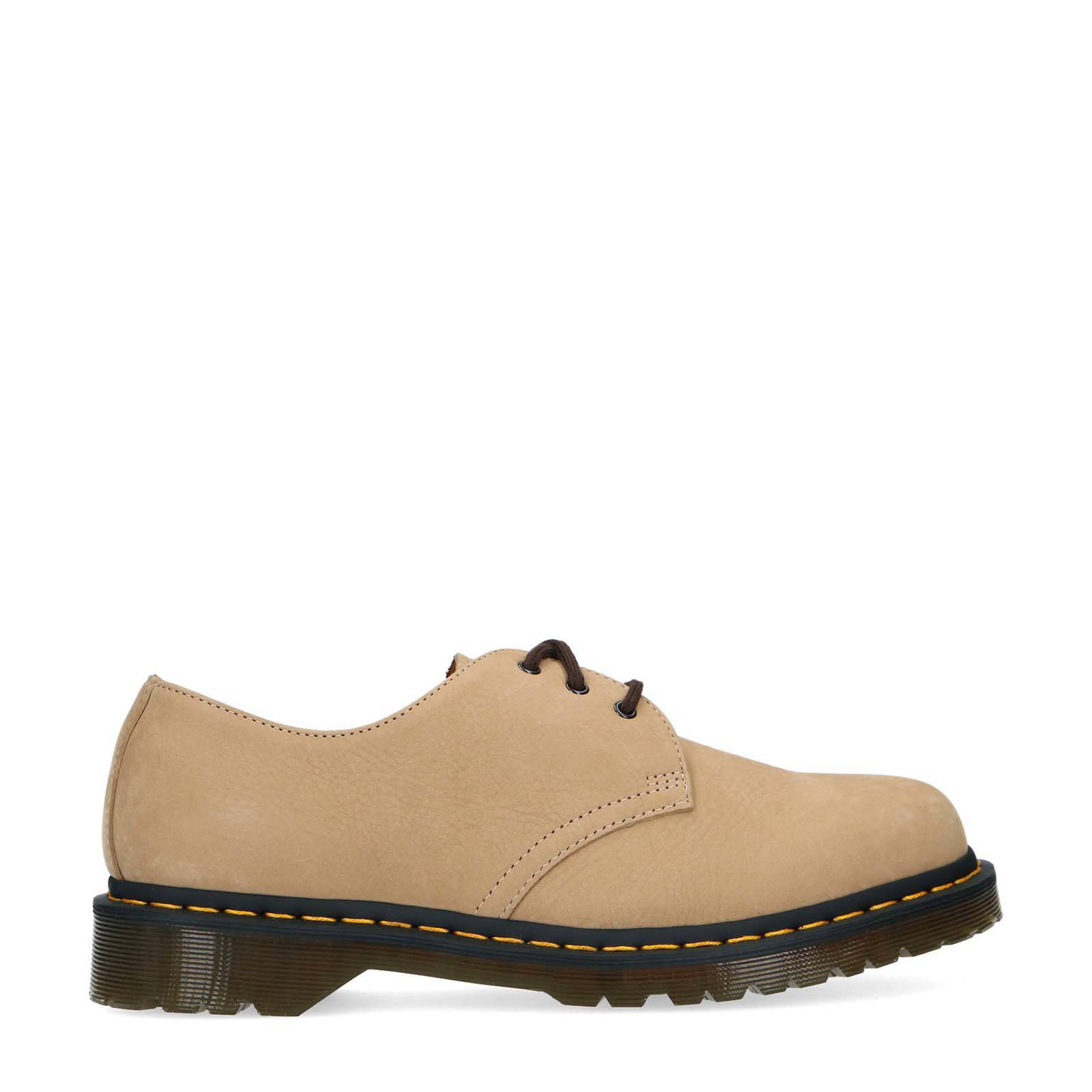 Dr. Martens 1461 Sand nubuck veterschoenen camel | wehkamp