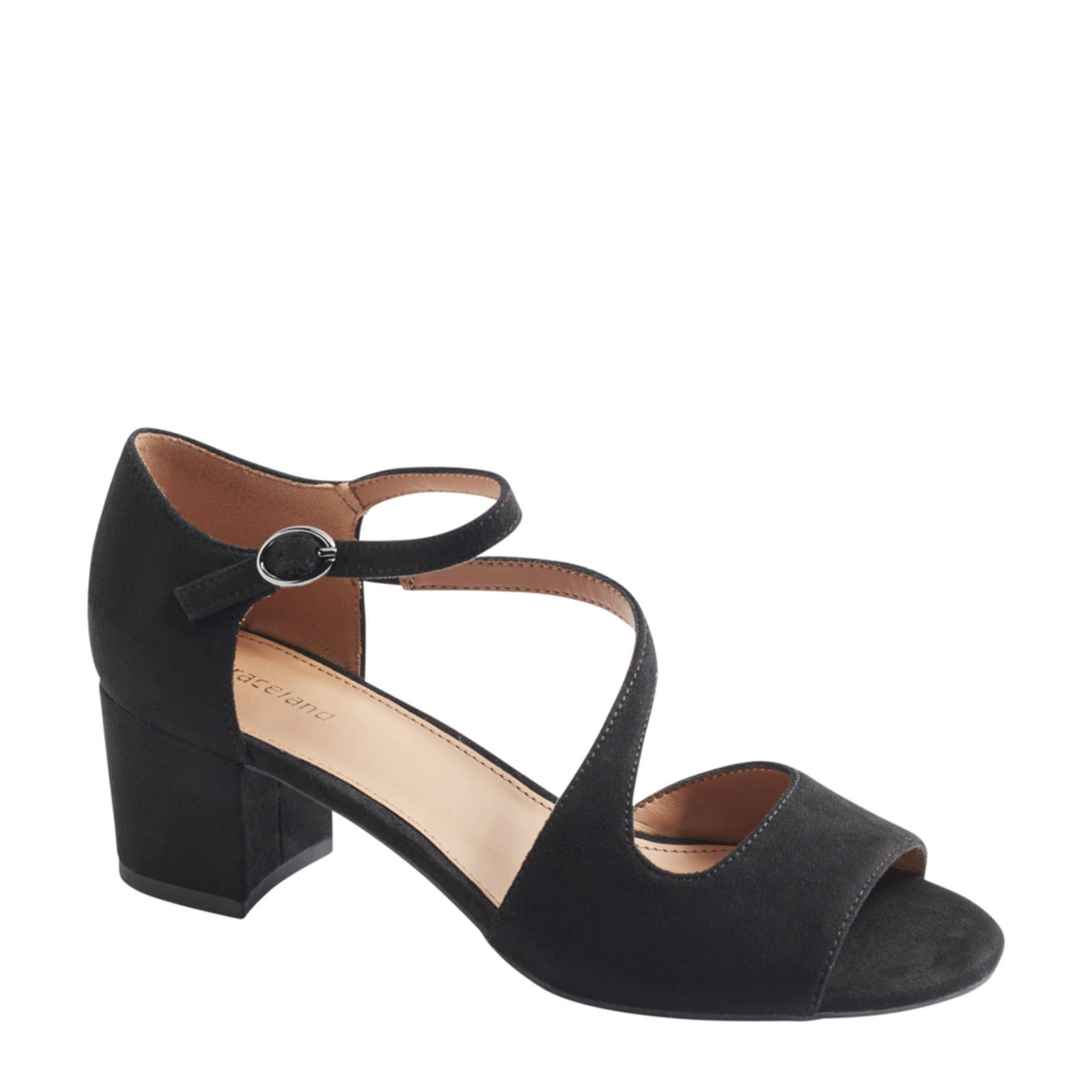 Graceland sandalettes zwart | wehkamp