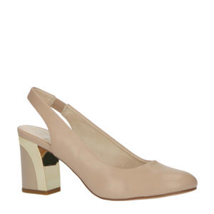   slingback pumps beige