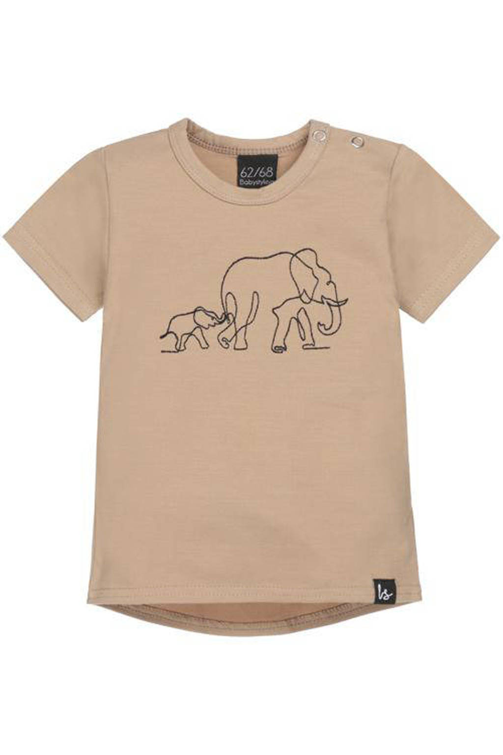 Babystyling T-shirt met dierenprint camel, Camel