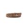 Pinned by K leren riem met panterprint bruin