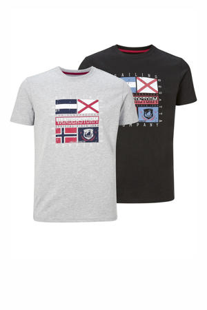 T-shirt PREBEN - (set van 2)
