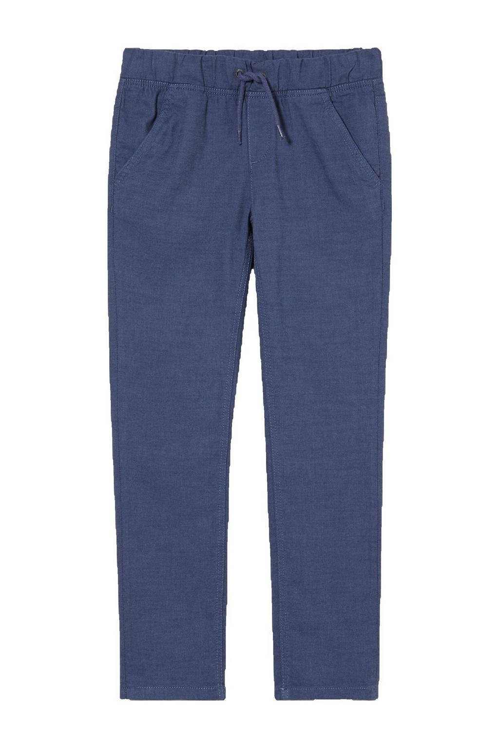 C&A smart with style slim fit broek blauw, Blauw